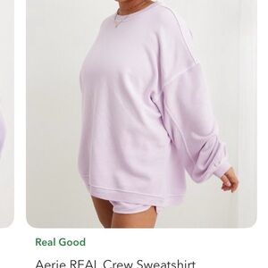 New aerie crew light purple